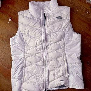 XL NORTH FACE WHITE VEST